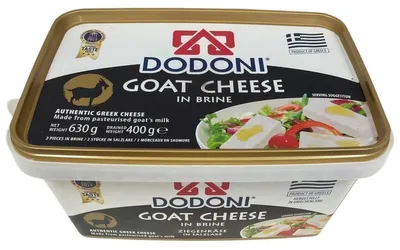 Obrázek produktu pro Dodoni řecký kozí sýr z Epiru v solném nálevu, 4x 400g nádoba