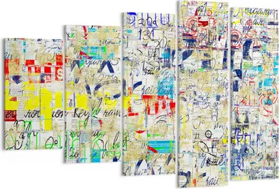 Produktbild von Bild auf Leinwand - Leinwandbild - Straße Graffiti Wand Wandmalerei - 150x100cm - Wand Bild - Wanddeko - Leinwanddruck - Bilder - Kunstdruck - Leinwand bilder - Wandkunst - EG150x100-2907