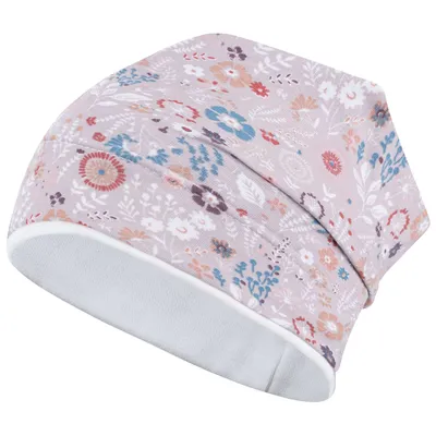 Produktbild von Mädchen Mütze Übergangsmütze Beanie Blumen, Gr. 54-56, Beige-Creme