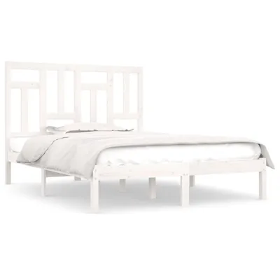 Obrázok produktu pre Posteľ bez matraca biela 140x200 cm masívna borovica