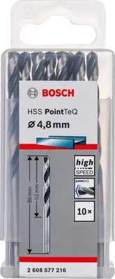 Immagine prodotto di Trapano elicoidale Bosch PointTeQ 4,8 mm