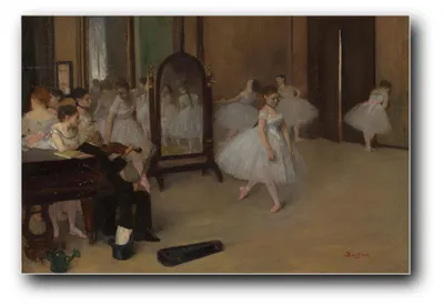 Produktbild von Kunstdruck „Die Tanzstunde“ von Edgar Degas – 20 x 30 cm – ungerahmt