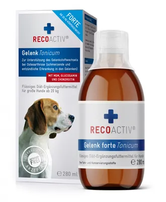 Produktbild von Recoactiv Gelenk Tonicum Forte f.Hunde 280 ml