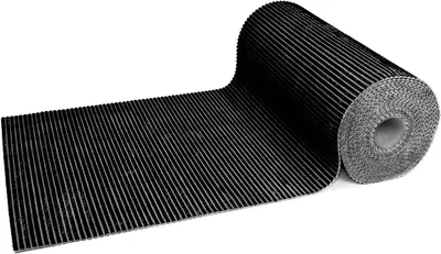 Produktbild von WEICHSCHAUMMATTE METERWARE Uni Schwarz BODENMATTE BADTEPPICH ANTIRUTSCHMATTE- 21 GRÖßEN 14 Modelle (65x50 cm)