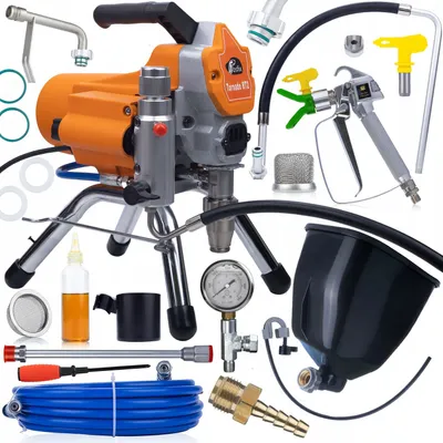 Produktbild von Professionelles Farbspritzgerät Rosfix Tornado RT2 UltraSpray 1800W + 6L Tank