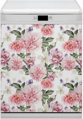 Produktbild von Magnet Folie für Geschirrspüler Magnete  Geschirrspüle Magnet für Spülmaschine 60x70 cm Nachbildung - Kunstblumen