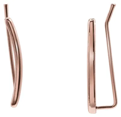 Image de Boucles d'oreilles Heideman pour femmes, boucles d'oreilles Saphira couleur or rose