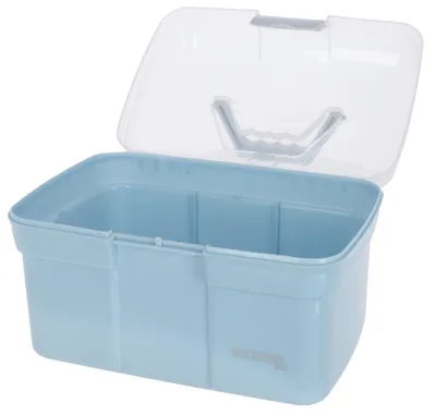 Immagine prodotto di KERBL Pflegebox Blau  30 x 20 x 19 cm (herausnehmbarer Einsatz /Tragegriff)