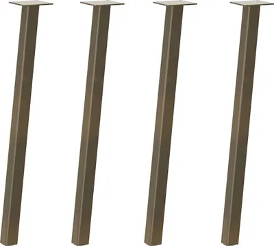 Obrázek produktu pro vidaXL Nohy konzolového stolu 4 ks. Přírodní ocel 72 cm ocel