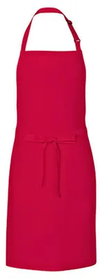 Image de Link Kitchen Wear - Tablier, couleur unie LT5929 (taille unique) (rouge)