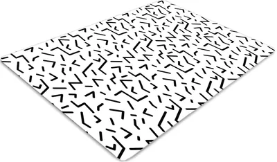 Produktbild von Stuhlunterlage Bürostuhlunterlage 120 cm x 90 cm Bodenmatte Bürostuhlunterlage - Geometrisches Muster