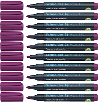 Produktbild von Schneider Maxx 130 Permanent-Marker mit Rundspitze (Strichstärke: 1-3 mm, nachfü