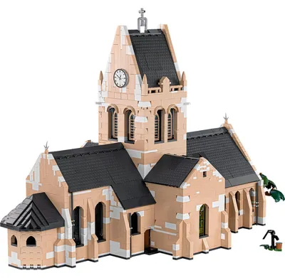 Image de Cobi Historical Collection World War II 2299 Église Sainte-Mére-Egliste 6 juin 1944 D-Day 2299