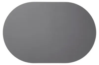 Produktbild von ASA Selection Tischset oval Lederoptik | Basalt : Basalt Farbe: Basalt