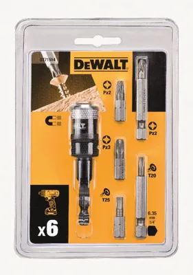 Produktbild von DeWALT DT71514-QZ, 5 Stück(e), Pozidriv, Torx, PZ 2,PZ 3, T20,T25