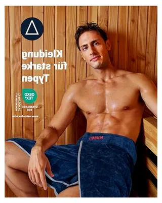 Produktbild von Dunkelblaues XXL-Sauna-Kilt für Herren in großen Größen mit Klettverschluss