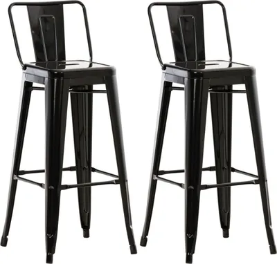 Produktbild von 2er Set Barhocker Mason schwarz