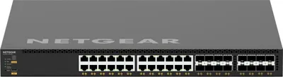 Zdjęcie produktu dla NETGEAR XSM4340V, Zarządzany, L3, 10G Ethernet (100/1000/10000), Obsługa PoE, Możliwości montowania w stelażu, 1U