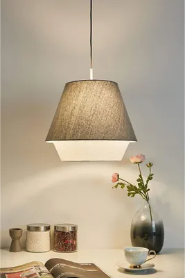 Immagine prodotto di 48093 Pauleen Noble Delight lampada a sospensione max20W E27 tessuto grigio