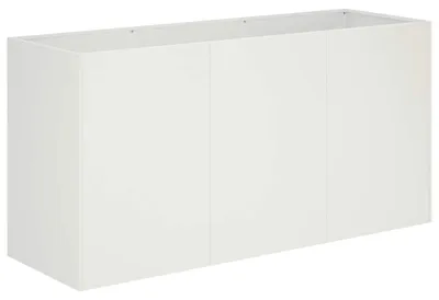 Immagine prodotto di vidaXL Vaso da giardino bianco, 120 x 40 x 60 cm, acciaio laminato a freddo