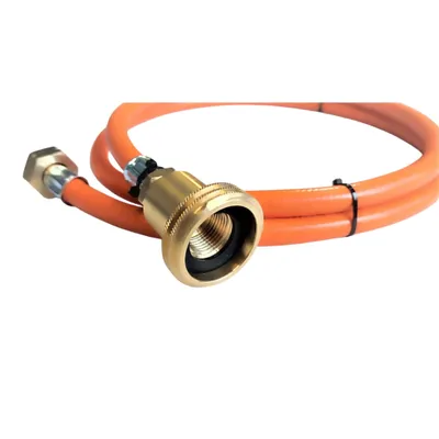 Immagine prodotto di Tubo flessibile per rifornimento di gas propano-butano Zatechs 3 m 20 bar Ø9,0 mm 21,8 mm filettatura interna x 21,8 mm filettatura esterna per bombole di gas ACME Camper stazione di rifornimento