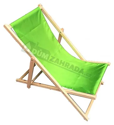 Obrázek produktu pro Zahradní lehátko klasik - zelené