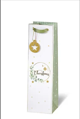 Produktbild von A - neu: 482-451 - Weihnachten - Tasche - Flaschentüte - Weintasche