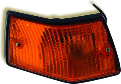 Immagine prodotto di Frecce posteriori sinistra, colore nero, lente arancione, complete, per Vespa PX 80, PX 125, PX 150