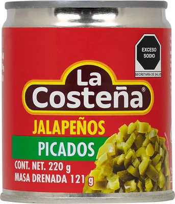 Produktbild von Jalapeno Chili picado Würfel - 220 g - La Costena