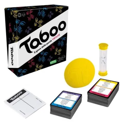 Produktbild von Taboo Refresh (Italienische Ausgabe) – Brettspiel – Hasbro – 0+
