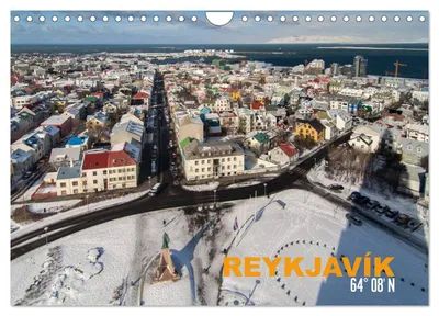Produktbild von Reykjavìk 64° 08' N (Wandkalender 2027 DIN A4 quer), CALVENDO Monatskalender