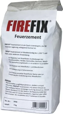 Produktbild von FireFix Zement feuerfest 2 kg