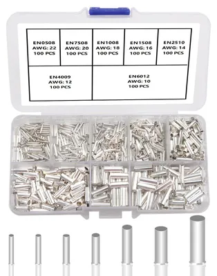 Productafbeelding van 700 Stuks Draadkrimpfitting Adereindhulzenset