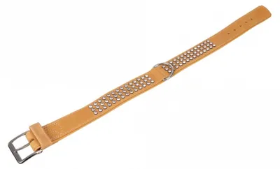 Produktbild von Karlie Buffalo Strass-Halsband - Hellbraun - 3-reihig, 65cm/40mm