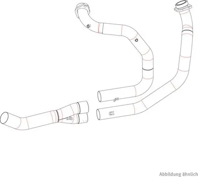 Obrázek produktu pro Rozvodné potrubí ARROW pro Honda XRV750 1993-2004, nerezová ocel