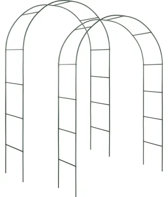 Produktbild von tectake® 2er-Set Rosenbogen aus Stahl 140 x 40 x 240 cm
