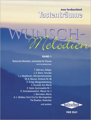 Obrázok produktu pre Notenbuch Wunschmelodien 1 für Klavier – bekannte Melodien für Kinder, Jugendliche & Erwachsene