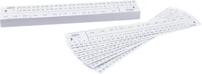 Produktbild von EICHNER Beschriftungsschilder für Hängeregister weiß, 100 St.