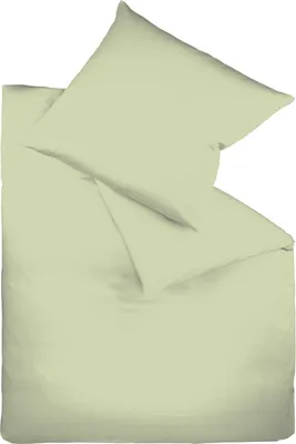 Produktbild von fleuresse Satin Bettwäsche Colours 200x220 cm + 2 Stk. 80x80 cm Jade