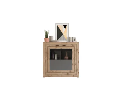 Image de Freno buffet 2 portes gris.