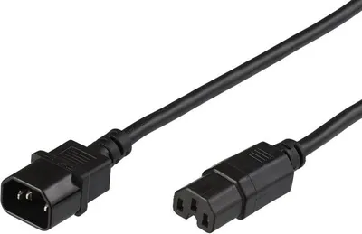 Zdjęcie produktu dla Microconnect PE011420, 2 m, C14 panel, C15 panel, H05V2V2-F, 250 V, 10 A