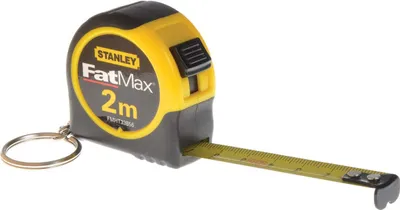 Produktbild von Stanley FatMax Flexometer Mini ABS Gummischlüsselring (2 m x 13 mm)