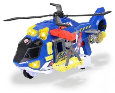 Zdjęcie produktu dla Azomor – duży helikopter ratowniczy dla dzieci z wyciągarką i efektami dźwiękowymi
