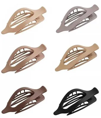 Productafbeelding van Haarspeldenset (6 stuks) - Elegante haaraccessoires - Geschikt voor fijn en dik haar - 4,7 x 2 inch