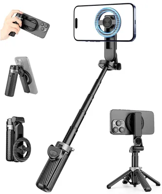 Productafbeelding van Mini magnetische selfie stick tripod met afstandsbediening