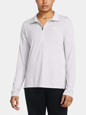 Produktbild von Under Armour Damen Tech 1/2 Zip Trainingsshirt Reißverschluss Funktionsshirt für Damen