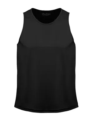 Immagine prodotto di Just Cool JC007 | Cool Vest Tank Top Sport T-Shirt - WRAP cert. Produzione - Colore: Jet Black - Taglia: L