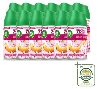 Produktbild von 12 x Air Wick Freshmatic Nachfüller Sommerglück - 250 ml - Vorratspackung - 12 Stücke