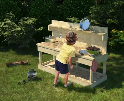 Produktbild von Matschküche AKUBI Sandy mit Zubehör 119,5x44x86 cm