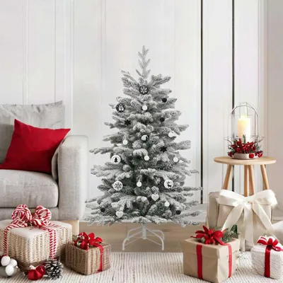 Produktbild von "Schlussverkauf" Weihnachtskugel-Set 40 Stück - zu Weihnachten - Schwarz und Weiß Kunststoff C13074